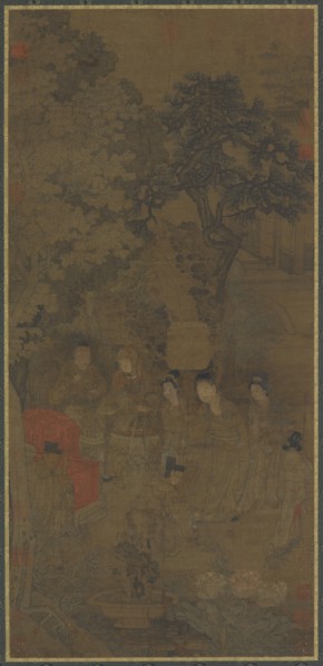 Xin Pi Tugging the Emperor's Robe, 14th century.
