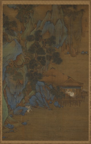 Enjoying the Breeze in a Waterside Pavilion, 16th-17th century.