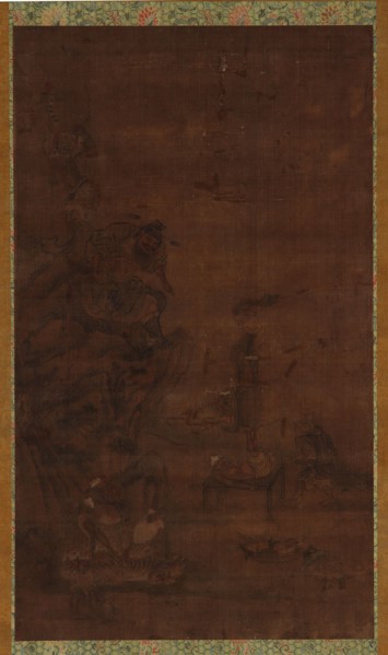 Zhong Kui Taming the Five Pestilences, 16th-17th century.