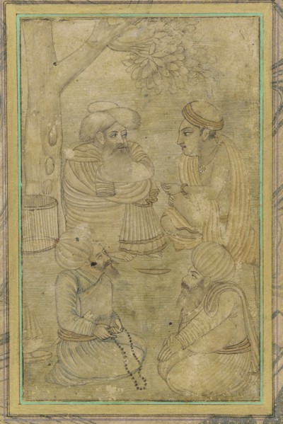 A Hindu and three Mahometans, 17th century.