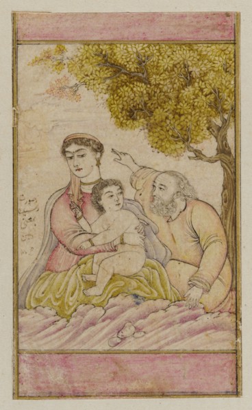 The Holy Family (after a European design), 17th century.