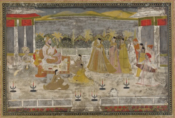 A Palace scene, 18th century.