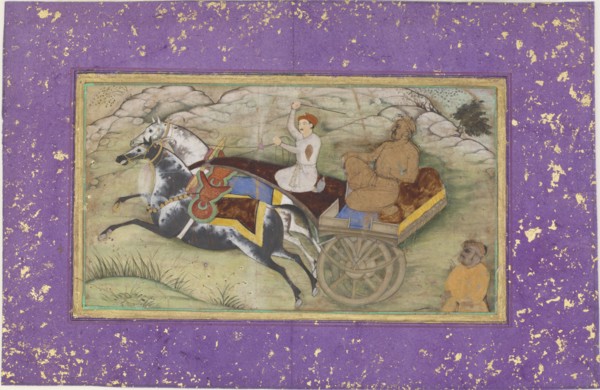 Sultan Salim in a Carriage, ca. 1603.