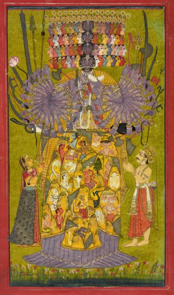 Krishna Vishvarupa, ca. 1740.