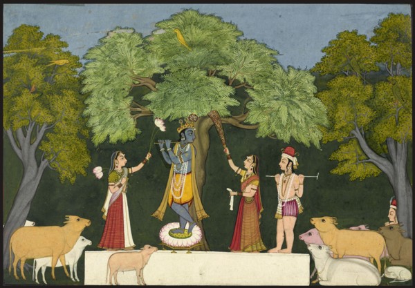 Krishna entertains his companions, ca. 1760-1765.