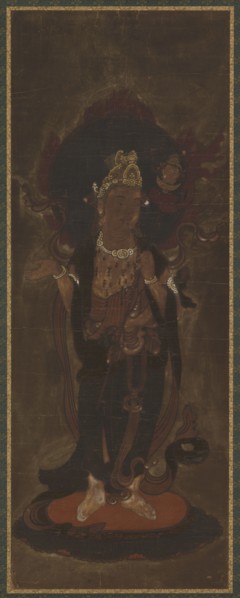 One of the twelve deva: Emma-ten (Yama or Suyama-deva?), late 15th-early 16th century.