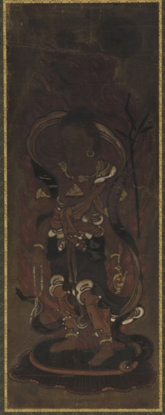One of the twelve deva: Kwa-ten (Agni), late 15th-early 16th century.