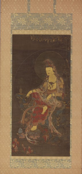 Water-Moon Avalokiteshvara (Suwol Gwaneum bosal), mid-14th century.