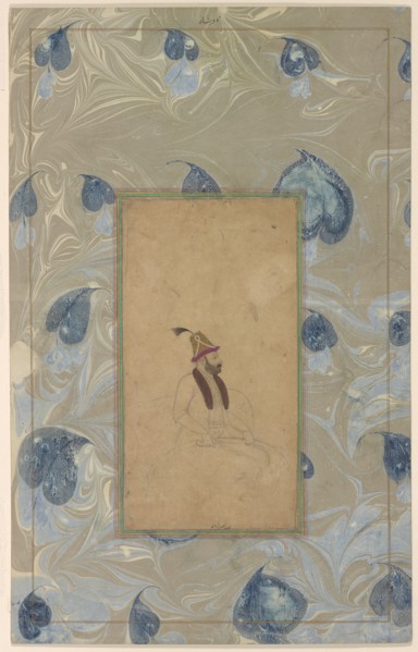 Portrait of Nadir Shah, mid-18th century.