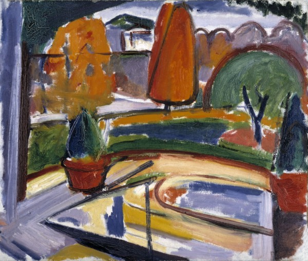Landscape with Pond--Newman's Yard, ca. 1915-1932.