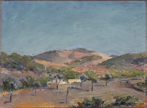 Hill with Trees, n.d.