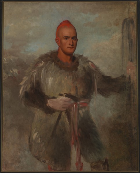 Theodore Burr Catlin, in Indian Costume, 1840-1841.