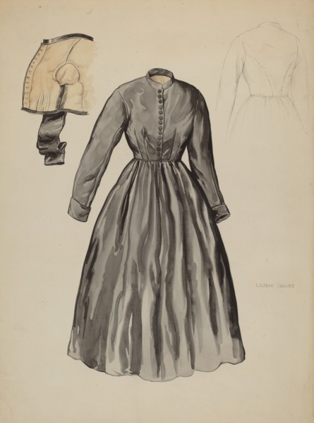 Quaker Dress, c. 1937.