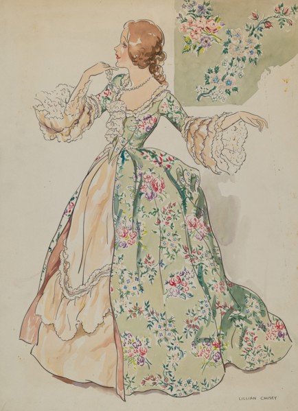 Lady's Costume, c. 1936.