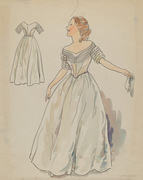 Dress, c. 1936.