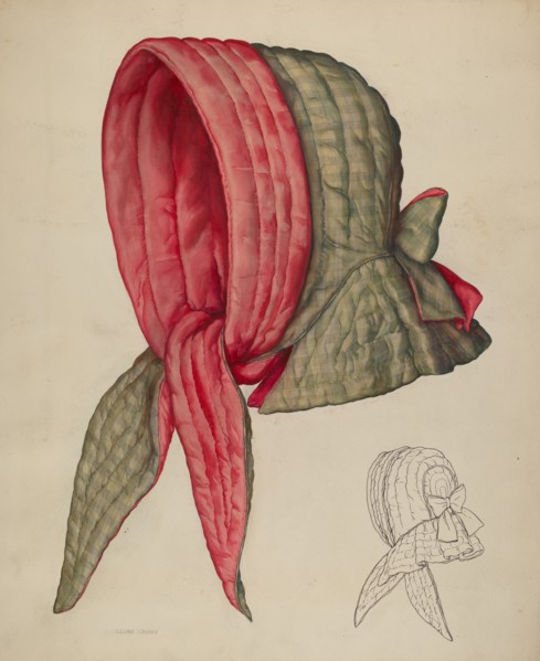 Sleighing Bonnet, c. 1941.