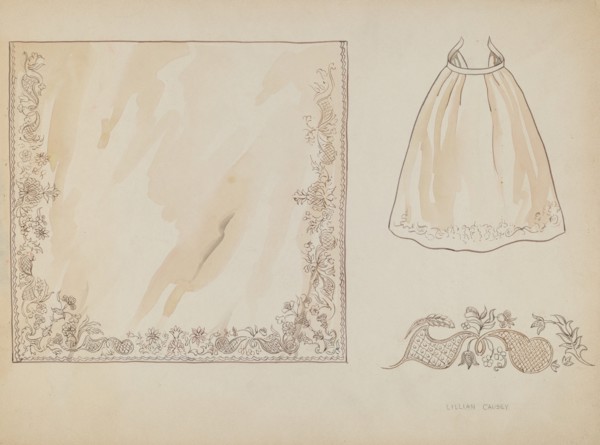 Apron, c. 1936.