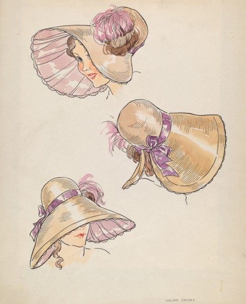 Bonnet, c. 1936.