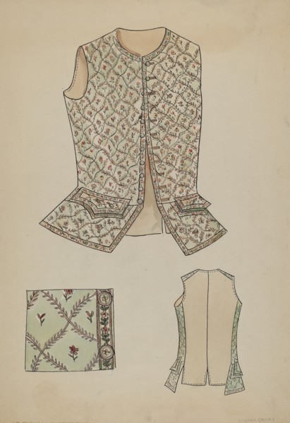 Waistcoat, 1935/1942.