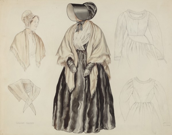 Shaker Dress, 1935/1942.