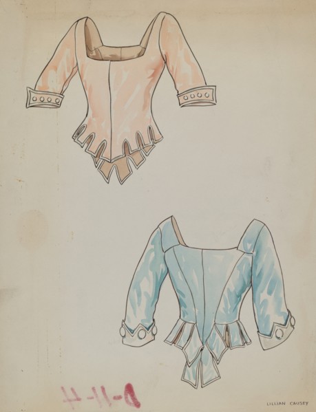 Satin Bodice, c. 1938.