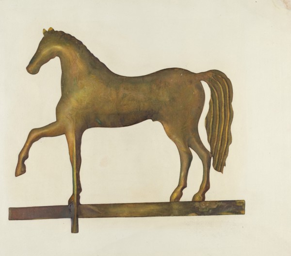 Weather Vane Horse, c. 1940.