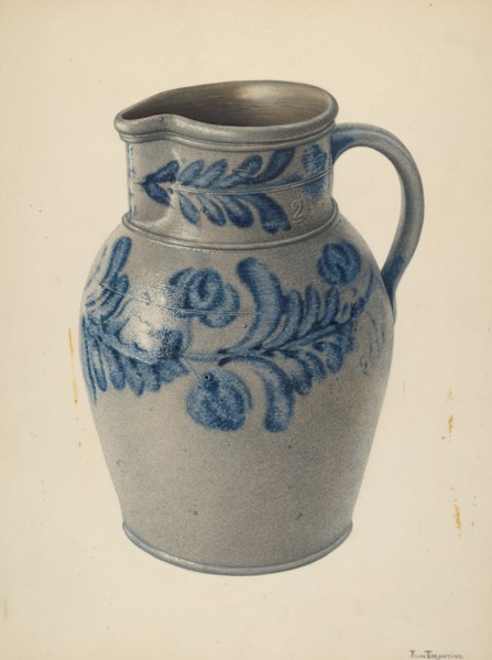 Pitcher, c. 1939.