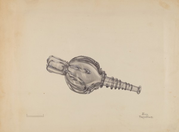 Miniature Bellows Bottle, c. 1936.