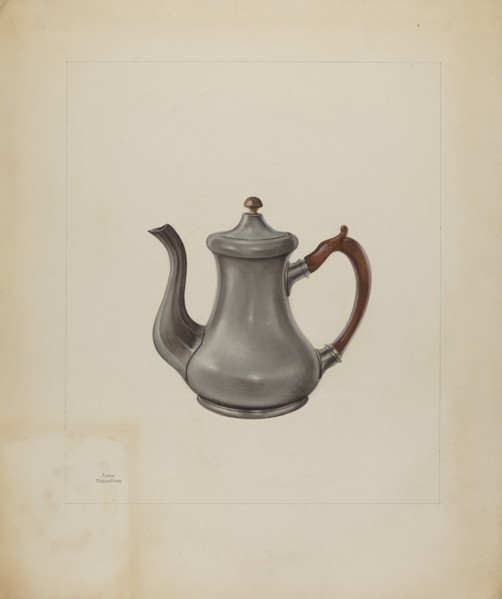 Pewter Teapot, 1935/1942.