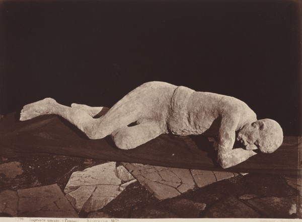 Impronte Umane, Pompei (Human Cast, Pompeii), 1873.