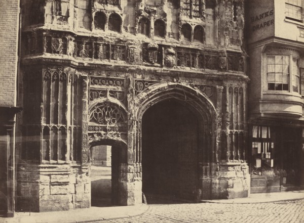 Christchurch Gateway, Canterbury, 1854, printed 1857.