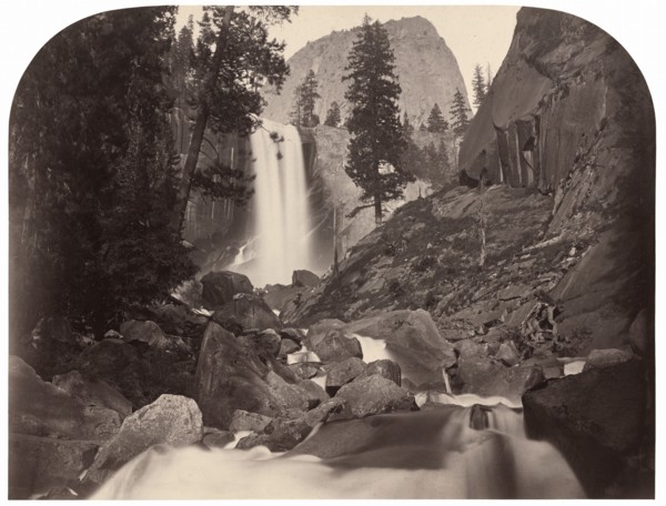 Piwyac, Vernal Fall, 300 feet, Yosemite, 1861.
