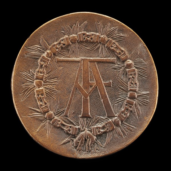 Monogram FA Circled by the Collar of the Golden Fleece [reverse], 1522/1523.