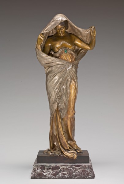 Nature Unveiling Herself before Science, model 1895/1899, cast c. 1900.