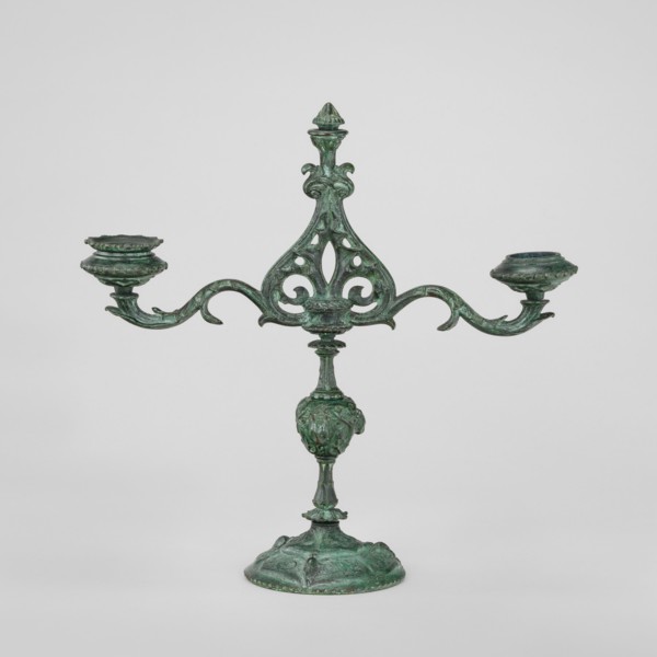 Two Light Candlestick, model n.d., cast c. 1850/1874.