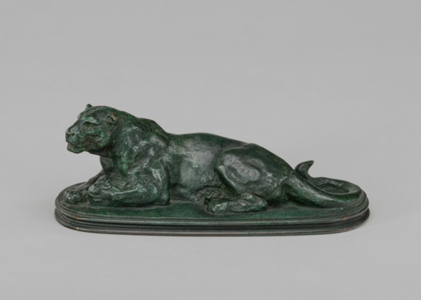 Reclining Panther, model n.d., cast c. 1838/1874.