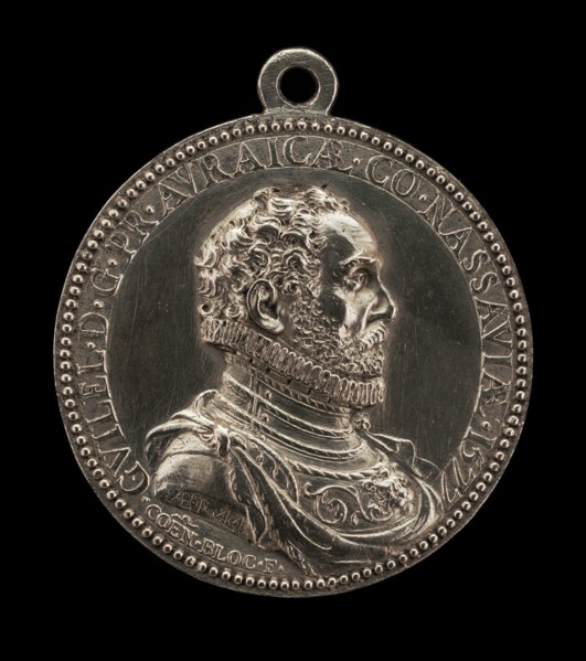 Willem I, 1533-1584, Prince of Orange and Nassau [obverse], 1577.