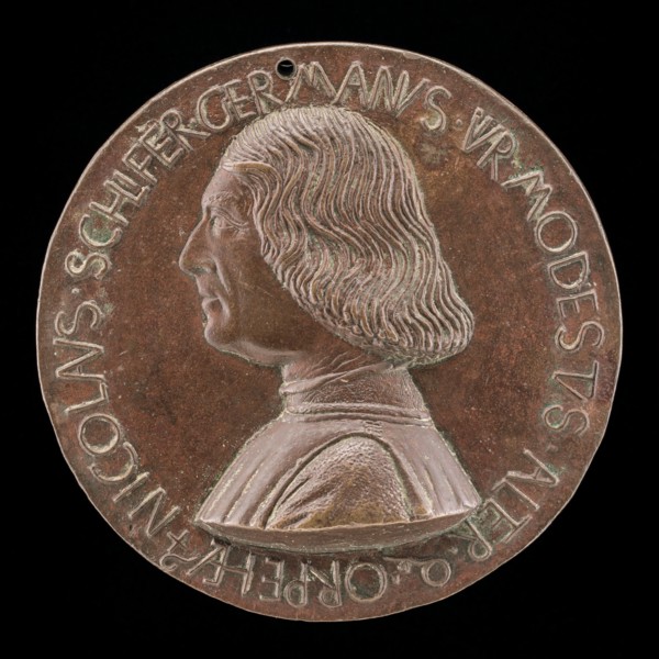 Nicolaus Schlifer, German Musician [obverse], 1457.
