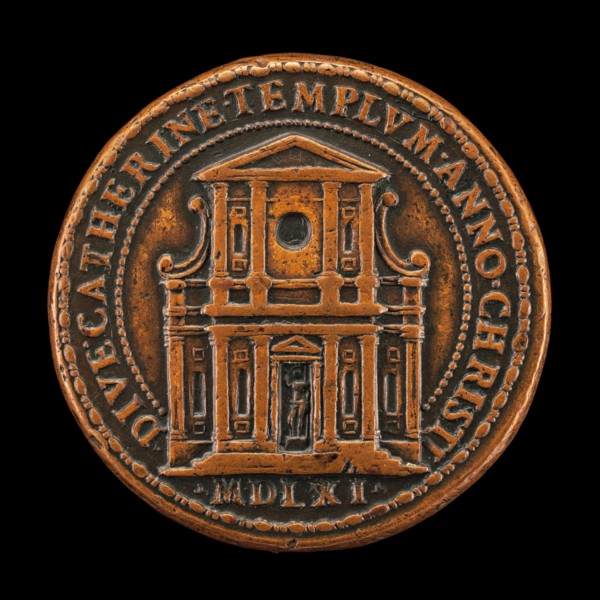 Facade of Santa Caterina dei Funari, Rome [reverse], 1561.