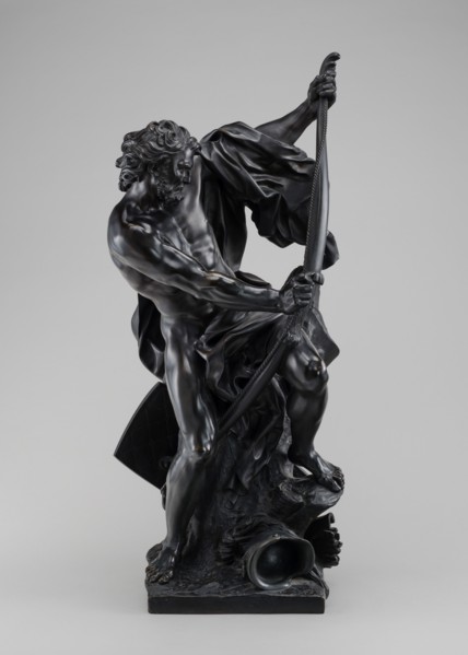 Soldier Drawing His Bow, model 1715, cast mid 19th century.