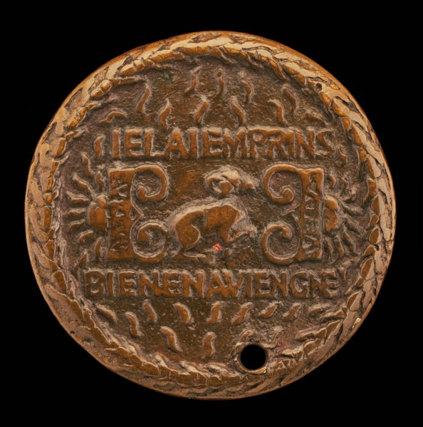 Ram between Two Briquets [reverse], 1474.
