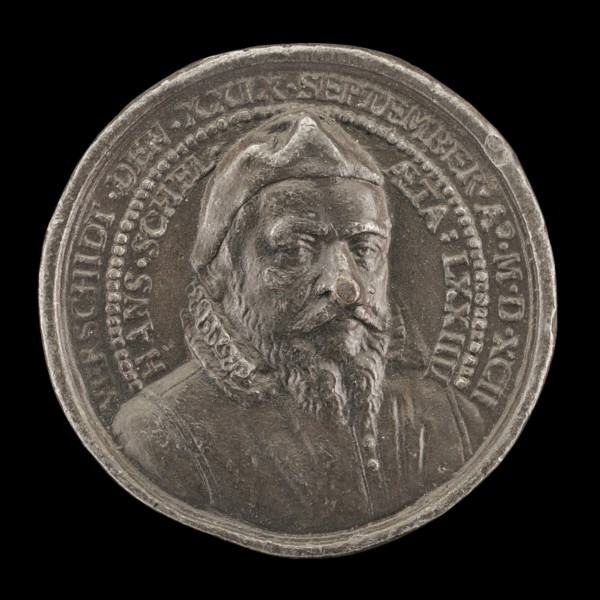 Hans Schel, 1518-1592, Patrician of Nuremberg [obverse], 1592.