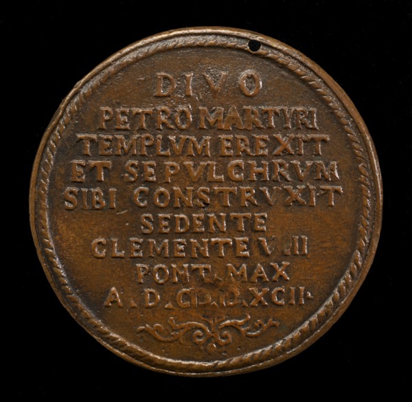 Inscription [reverse], 1592.