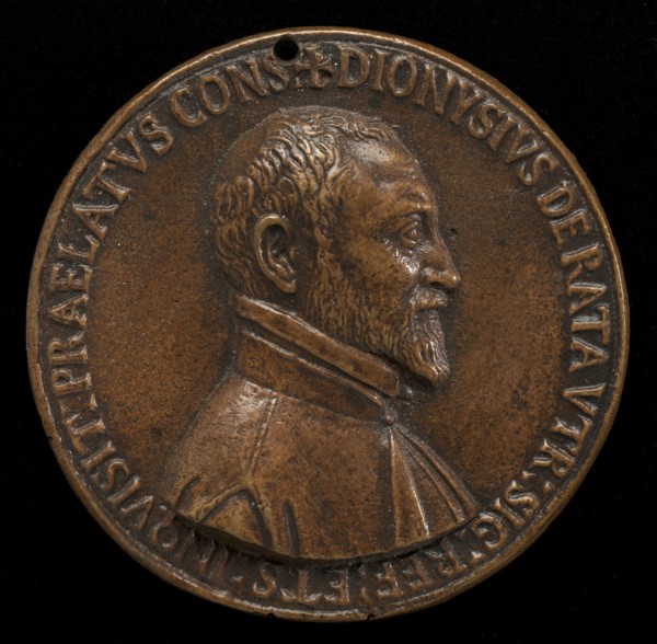 Dionisio Ratta of Bologna, died 1597 [obverse], 1592.