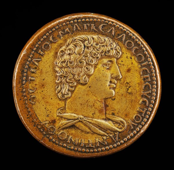 Antinous, died A.D.130, Favorite of the Emperor Hadrian [obverse].