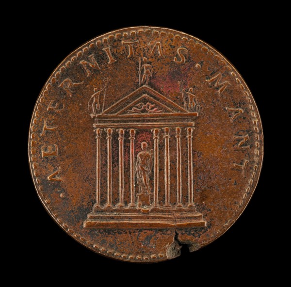 Temple with Goddess [reverse], 1520 or after.