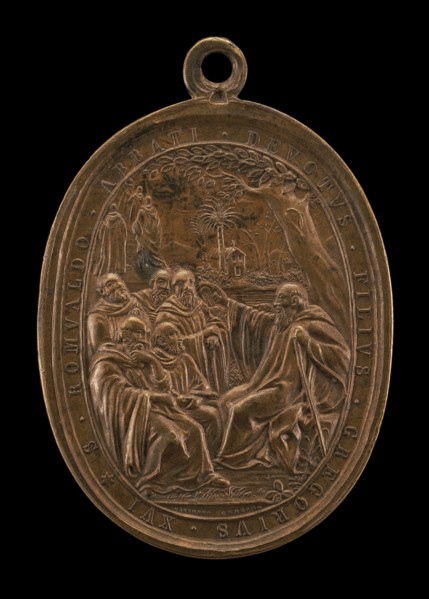 Saint Romuald, Founder of the Camaldolese Order [reverse], 1831.