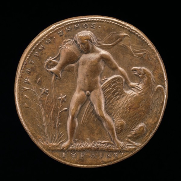 Ganymede Watering the Farnese Lilies [reverse], c. 1545/1550.
