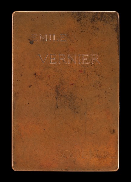 Inscription [reverse], 1890.