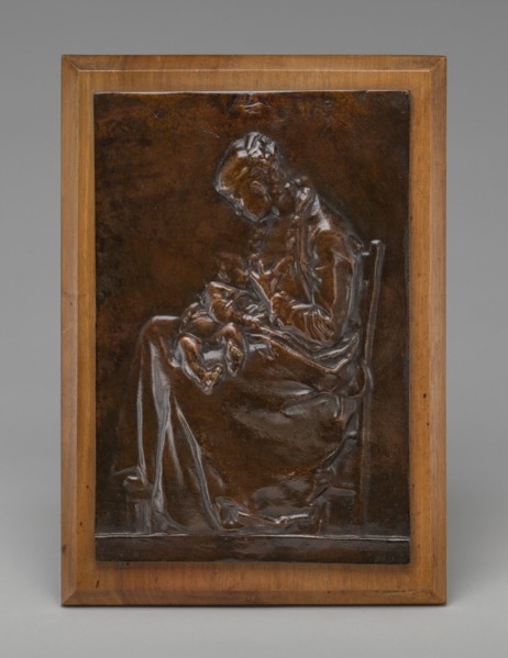 Maternity, or Young Woman Nursing a Child, model 1882.